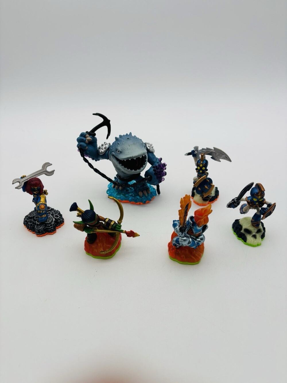 Lot Of 6 Activision Skylanders Figures Very Good Condition